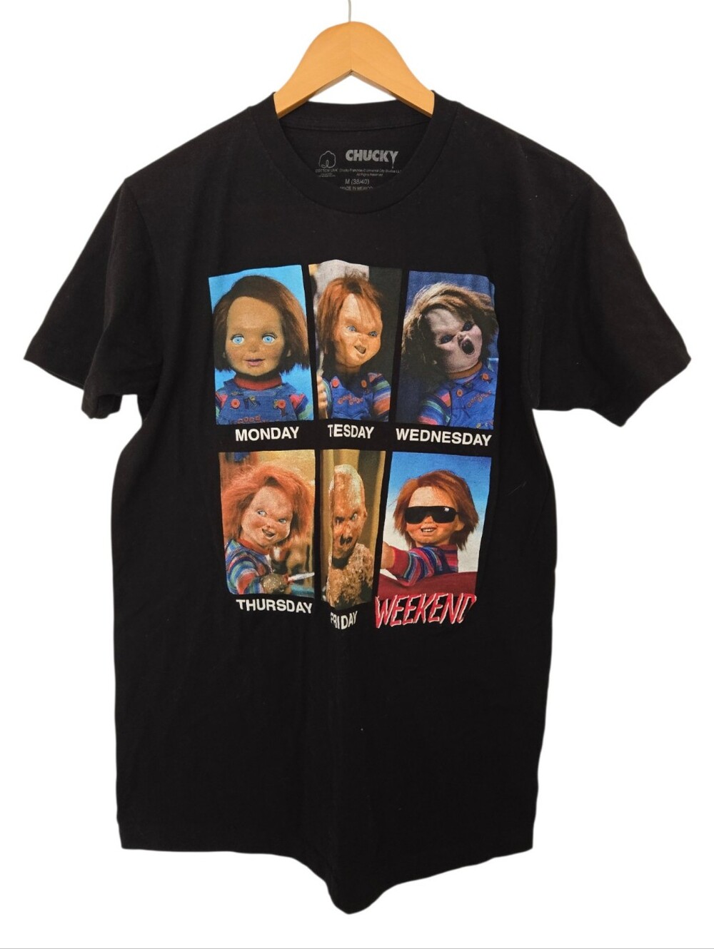🔪 Chucky "Days of the Week" Graphic Tee | Size Medium - Picture 2 of 5